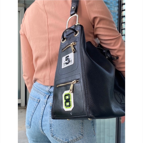 Black Shoulder Bag - Picture 2 of 3